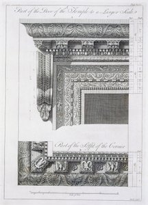 Part of the Door of the Temple, from 
